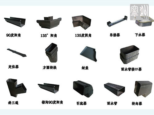 K型5.5英寸金属彩铝落水
